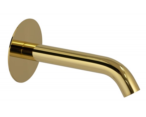 Излив настенный 16 см Remer X Style 91XF90DO, золото глянцевое