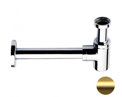 Сифон 1”1/4 Remer 958BBG, золото брашированное