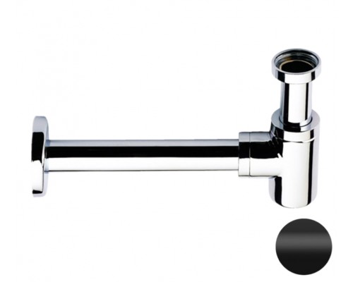 Сифон 1”1/4 Remer 958BNO, черный матовый