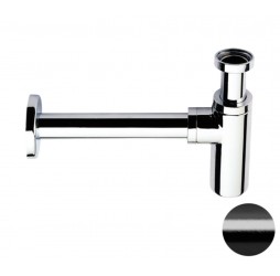 Сифон 1”1/4 Remer 958LCFP, черный брашированный хром