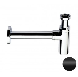 Сифон 1”1/4 Remer 958LNO, черный матовый