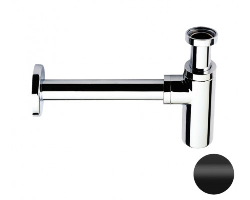 Сифон 1”1/4 Remer 958LNO, черный матовый
