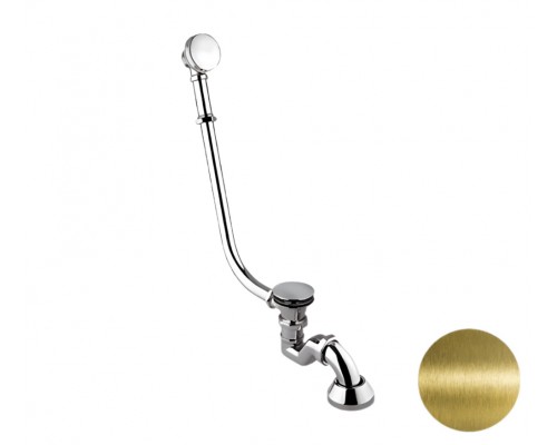 Слив-перелив click-clack для ванны Remer 96LICCVO, бронза