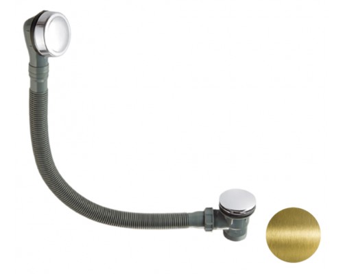 Слив-перелив click-clack для ванны Remer 96PCCVO, бронза