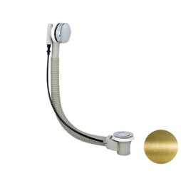 Слив-перелив полуавтоматический для ванны Remer 96PVO, бронза