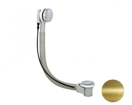 Слив-перелив полуавтоматический для ванны Remer 96PVO, бронза