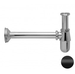 Сифон 1”1/4 Remer 970NO, черный матовый