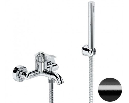 Смеситель для ванны Remer Atelier AL02CFP, черный брашированный хром