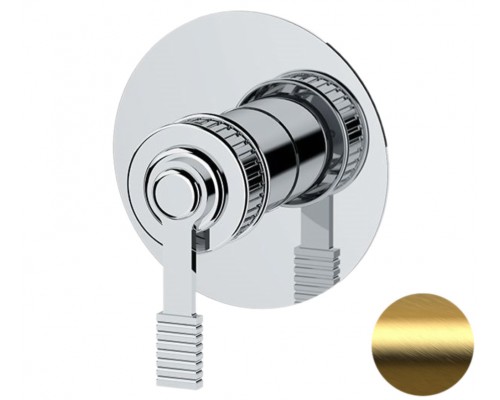 Смеситель для душа Remer Atelier AL30LBG, золото брашированное