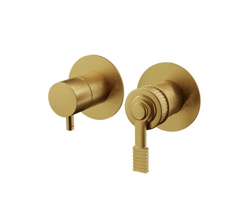 Смеситель для душа Remer Atelier AL93ZPBG, золото брашированное