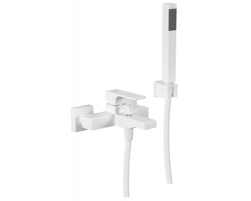 Смеситель для ванны Remer Absolute AU02BO, белый матовый