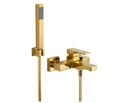 Смеситель для ванны Remer Absolute AU02DO, золото глянцевое