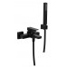 Смеситель для ванны Remer Absolute AU02NO, черный матовый