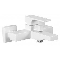 Смеситель для ванны Remer Absolute AU05BO, белый матовый