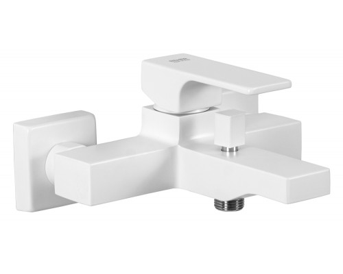 Смеситель для ванны Remer Absolute AU05BO, белый матовый