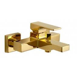 Смеситель для ванны Remer Absolute AU05DO, золото глянцевое