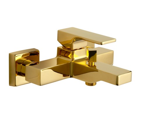 Смеситель для ванны Remer Absolute AU05DO, золото глянцевое