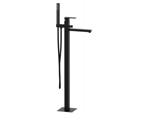 Смеситель для ванны Remer Absolute AU08NO, чёрный матовый