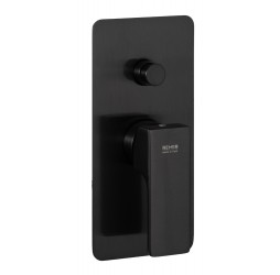 Смеситель для душа Remer Absolute AU09KBCFP, чёрный брашированный хром