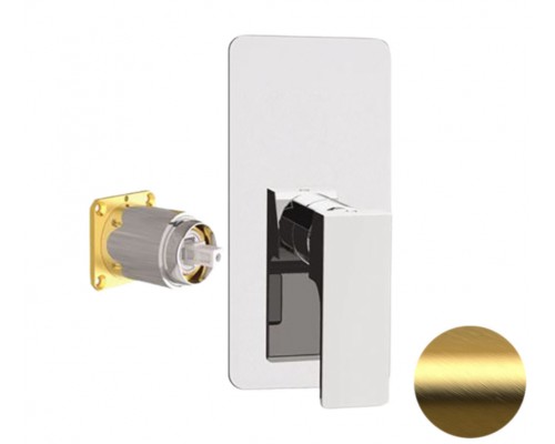 Смеситель для душа Remer Absolute AU30KBBG, золото брашированное