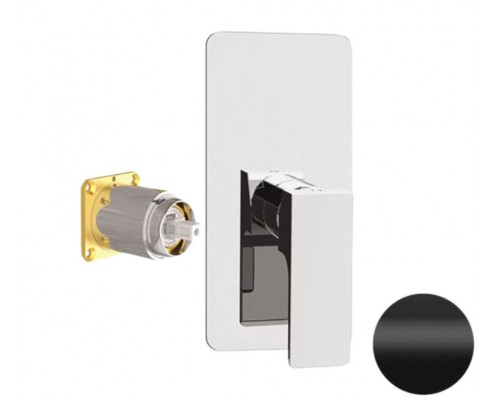 Смеситель для душа Remer Absolute AU30KBNO, чёрный матовый