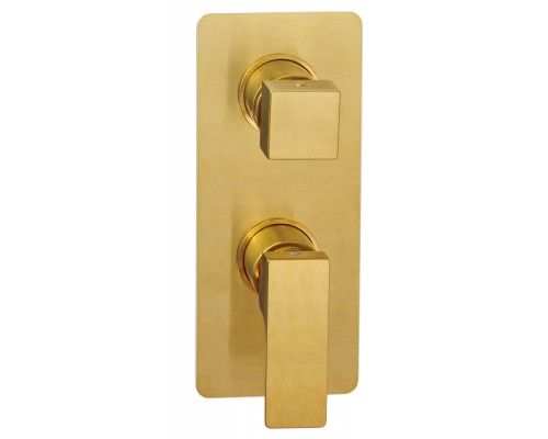 Смеситель для душа Remer Absolute AU92BG, золото брашированное