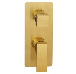 Смеситель для душа Remer Absolute AU92KBBG, золото брашированное