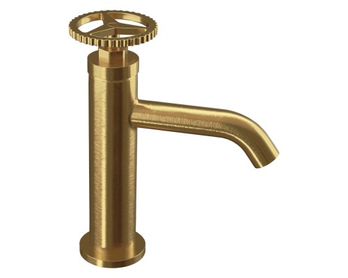 Смеситель для раковины Remer Chrono CH12BG, золото брашированное