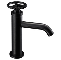 Смеситель для раковины Remer Chrono CH12CFP, черный брашированный хром