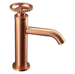 Смеситель для раковины Remer Chrono CH12RP, медь брашированная