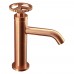 Смеситель для раковины Remer Chrono CH12RP, медь брашированная