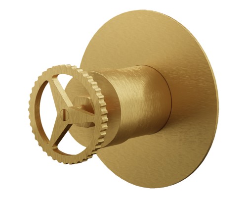 Смеситель для душа Remer Chrono CH30LBG, золото брашированное