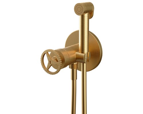 Гигиенический душ Remer Chrono CH65WBG, золото брашированное