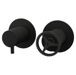 Смеситель для душа Remer Chrono CH92ZPNO, черный матовый