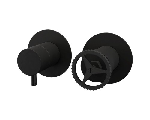 Смеситель для душа Remer Chrono CH92ZPNO, черный матовый