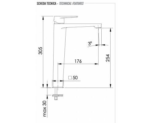 Смеситель для раковины Remer Dream D11L