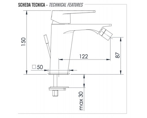 Смеситель для биде Remer Dream D20