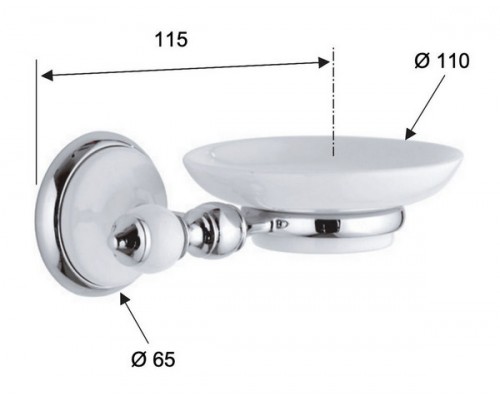 Мыльница Remer Epoca EP10CR