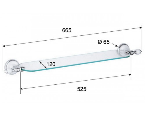 Полка 52 см Remer Epoca EP20CR