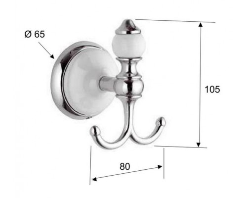 Крючок Remer Epoca EP50CR