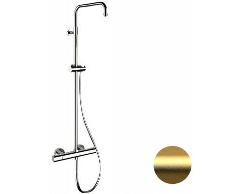 Душевая система Remer Elegance EQ32ASSDBG, золото брашированное