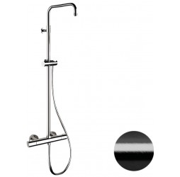 Душевая система Remer Elegance EQ32ASSDCFP, черный брашированный хром