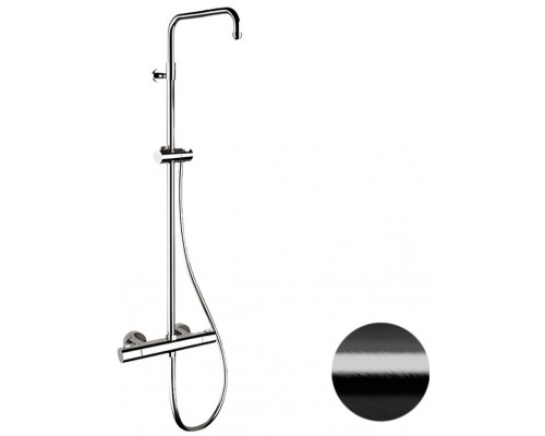 Душевая система Remer Elegance EQ32ASSDCFP, черный брашированный хром