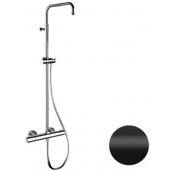 Душевая система Remer Elegance EQ32ASSDNO, черный матовый