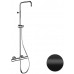 Душевая система Remer Elegance EQ32ASSDNO, черный матовый