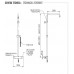 Душевая система Remer Elegance EQ32ASSDXV, сталь