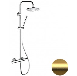 Душевая система Remer EQ32X7MMM20BG, золото брашированное