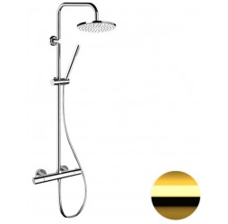 Душевая система Remer EQ32X7MMM20DO, золото глянцевое