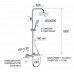 Душевая система Remer EQ32X8CPUFD20
