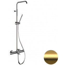 Душевая система Remer Elegance EQ34A7MMSSOFBG, золото брашированное